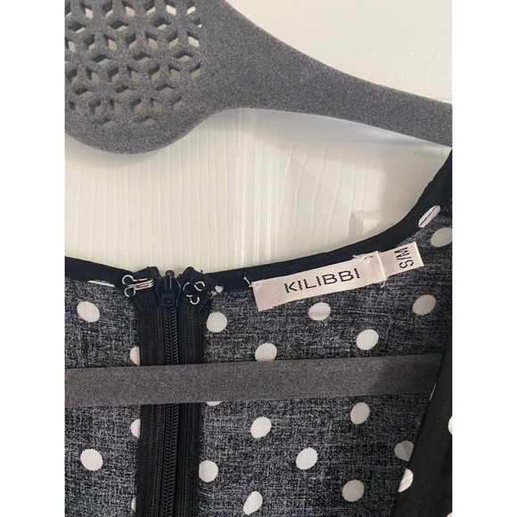 Midi polka dot dress - Picture 3 of 5